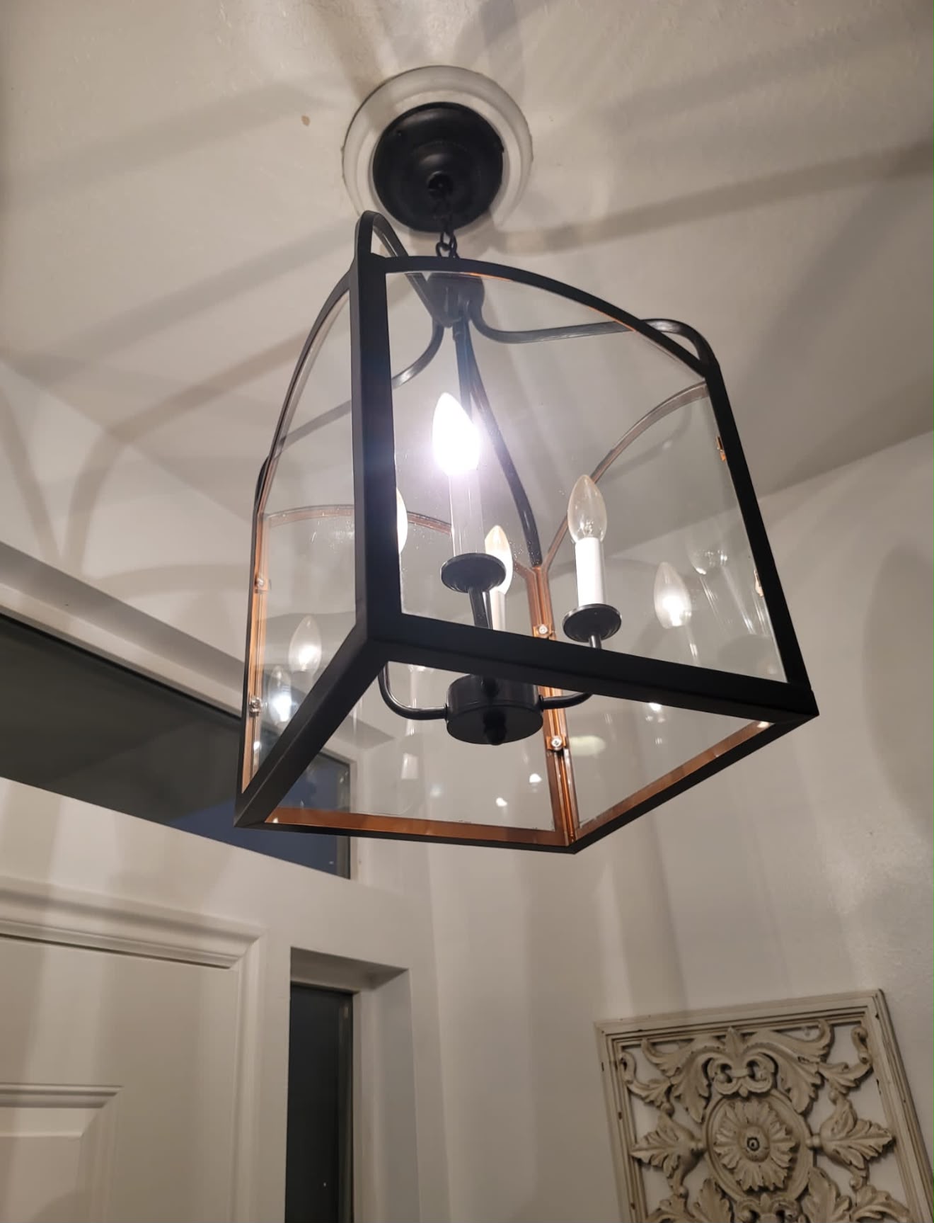 Light fixture after detailed cleaning